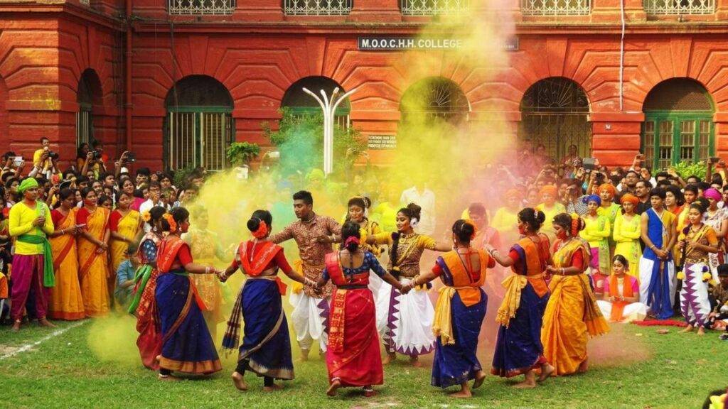 Enjoy Basanta Utsav at Rabindra Bharati University